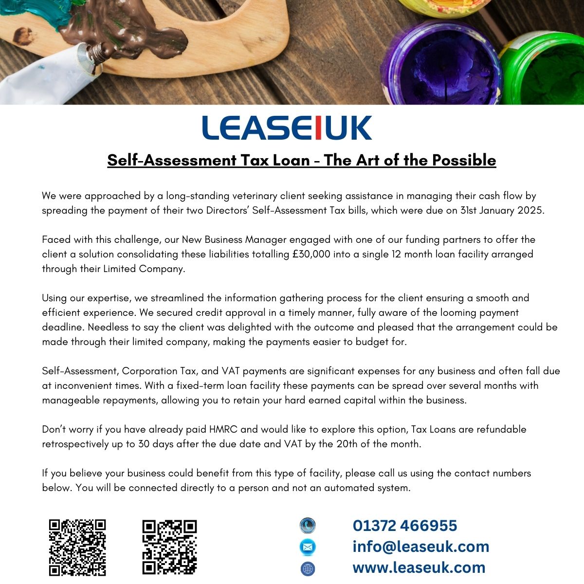 Self Assessment Tax study Feb 25 linked in and website